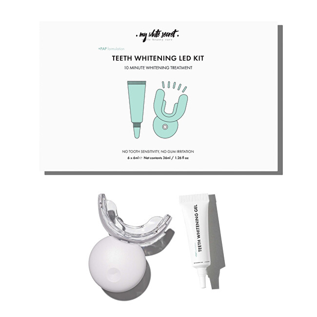My White Secret PAP+ Teeth Whitening Led Kit dantų balinimui