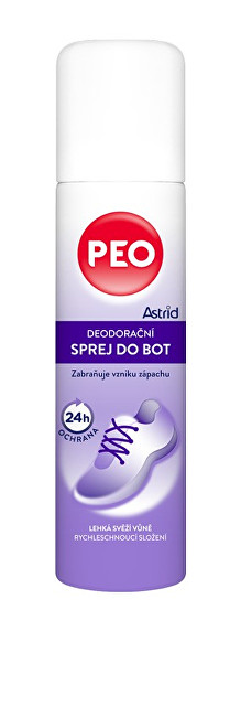 Astrid Antibacterial deodorizing spray PEO shoe 150 ml 150ml Kojų purškiklis