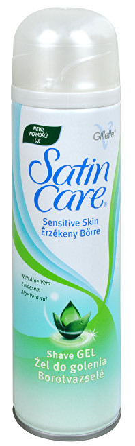 Gillette Shaving Gel for dry and sensitive skin Satin Care Aloe Vera (Shave Gel) 200ml Moterims