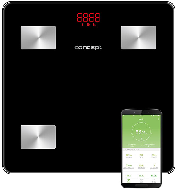 Concept Personal diagnostic scale VO4001 Perfect Health Unisex