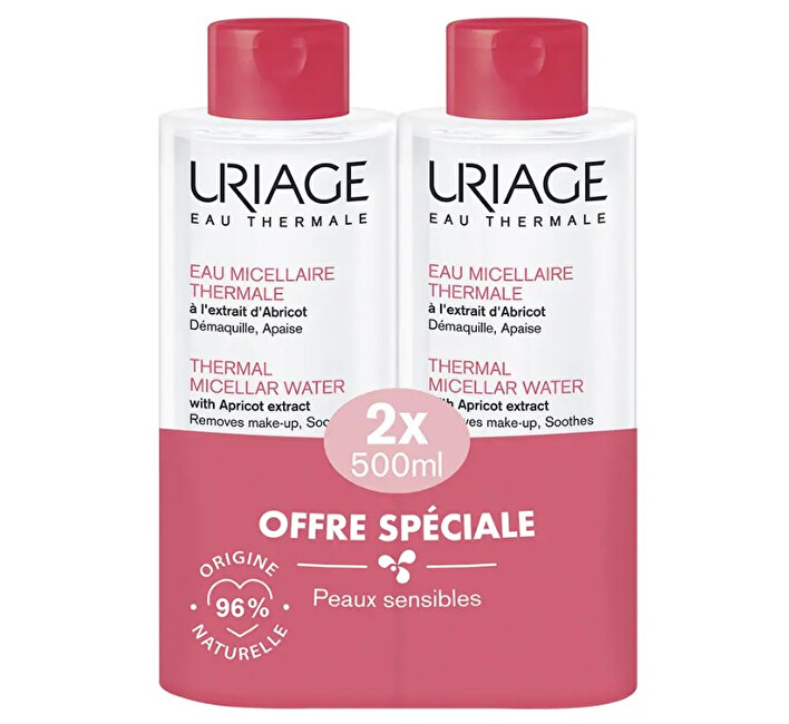 Uriage PROMO DUO MICELLAR WATER SS 500ML makiažo valiklis