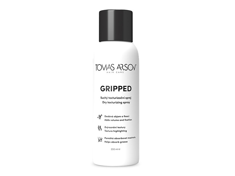 Tomas Arsov Dry texturizing spray GRIPPED (Dry Texturizing Spray) 200 ml 200ml modeliavimo priemonė