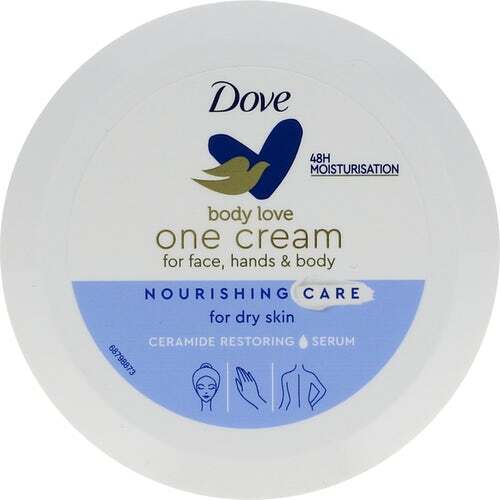 Dove Nourishing face and body cream for dry skin Body Love ( Nourish ing Care ) 250 ml 250ml Moterims