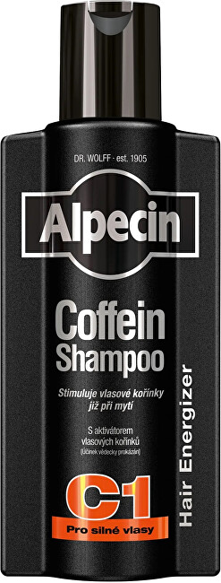 Alpecin Caffeine shampoo against hair loss C1 Black Edition (Coffein Shampoo) 375 ml 375ml Vyrams