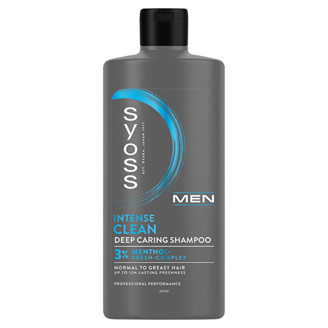 Syoss Shampoo for men for normal to oily hair Intense Clean Shampoo 440ml &scaron;ampūnas