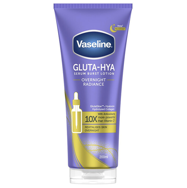 Vaseline Night brightening body serum Gluta-Hya Overnight Radiance 200 ml 200ml Moterims