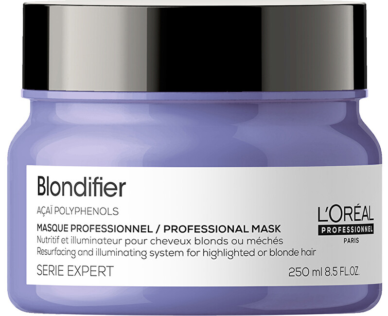 L´Oréal Professionnel Reconstructing and brightening mask for blonde hair Expert Blondifier Series (Masque) 250ml atstatomoji plaukų priežiūros priemonė