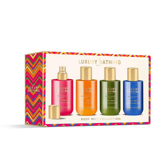 Grace Cole The Colour Edit body and hair mist gift set 4 pcs nenuplaunama plaukų priežiūros priemonė Grace Cole The Colour Edit body and hair mist gift set 4 pcs nenuplaunama plaukų priežiūros priemonė