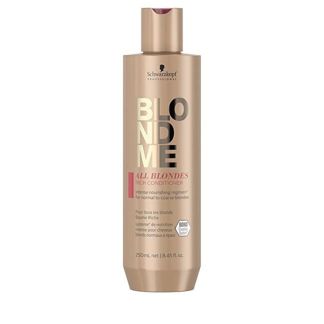 Schwarzkopf Professional Nourishing conditioner for normal and strong blonde hair All Blonde s (Rich Conditioner) 250ml plaukų balzamas