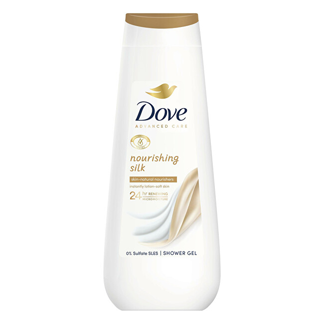 Dove Advanced Care Nourishing Silk Shower Gel (Shower Gel) 400ml Moterims