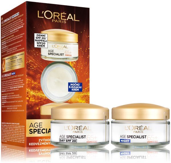 L&acute;Or&eacute;al Paris Anti-wrinkle cosmetic set Age Specialist 65+ vietinės priežiūros priemonė