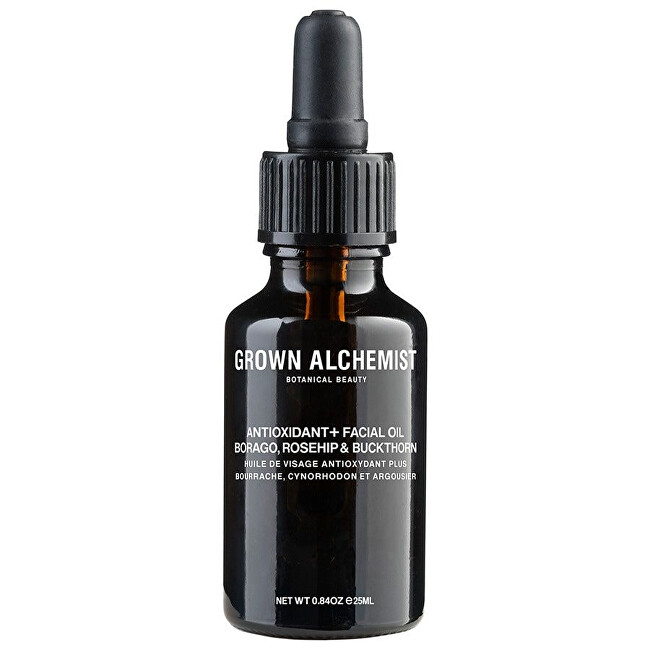 Grown Alchemist Antioxidant skin oil Borago, Rosehip & Buckthorn (Anti-Oxidant + Facial Oil) 25 ml 25ml vietinės priežiūros priemonė