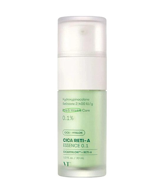 VT Cosmetics Cica Reti-A Essence 0.1 Essence 30 ml 30ml vietinės priežiūros priemonė