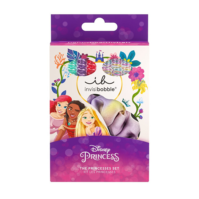 Invisibobble Gift set of hair accessories Kids Disney The Princesses 7 pcs plaukų formavimo prietaisas