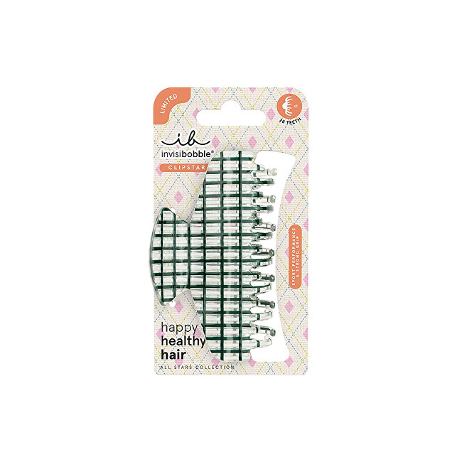 Invisibobble Clipstar All Stars Country Club Crush L Hair Clip plaukų aksesuaras Invisibobble Clipstar All Stars Country Club Crush L Hair Clip plaukų aksesuaras
