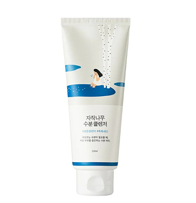 Round Lab Birch Juice Facial Cleansing Gel (Moisturizing Cleanser) 150 ml 150ml makiažo valiklis