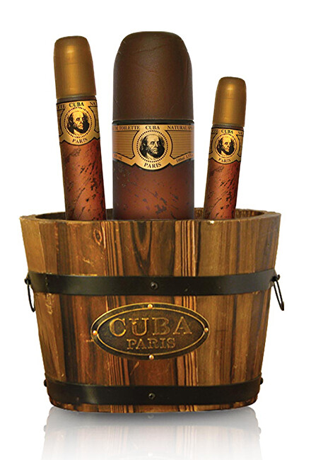 Cuba Gold - EDT 100 ml + EDT 35 ml + EDT 15 ml 100ml Gold - EDT 100 ml + EDT 35 ml + EDT 15 ml Kvepalai Vyrams Rinkinys