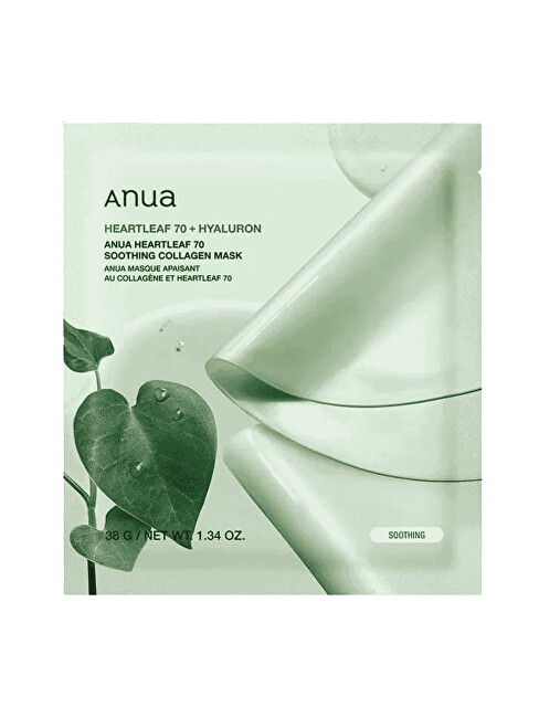 Anua Heartleaf 70 Soothing Collagen Mask 38 g Moterims
