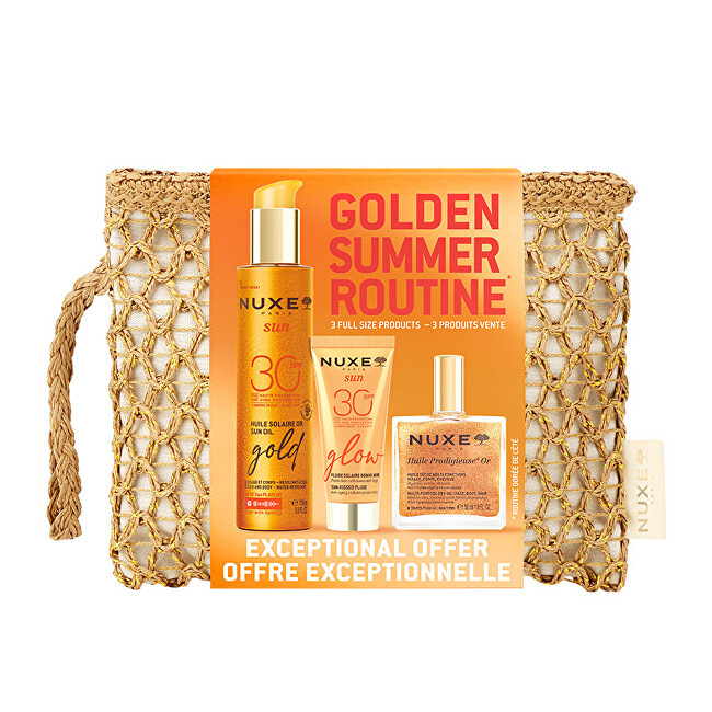 Nuxe Golden Summer Routine Set Gift Set Moterims