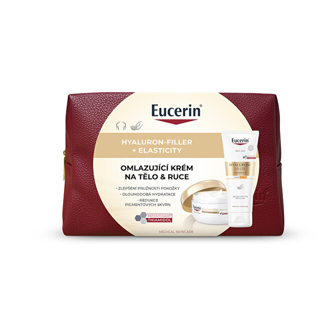 Eucerin Hyaluron-Filler + Elasticity Body Care Gift Set Moterims