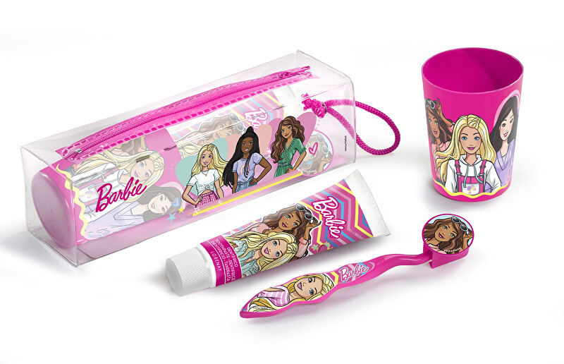 EP Line Barbie Dental Care Set dantų &scaron;epetėlis