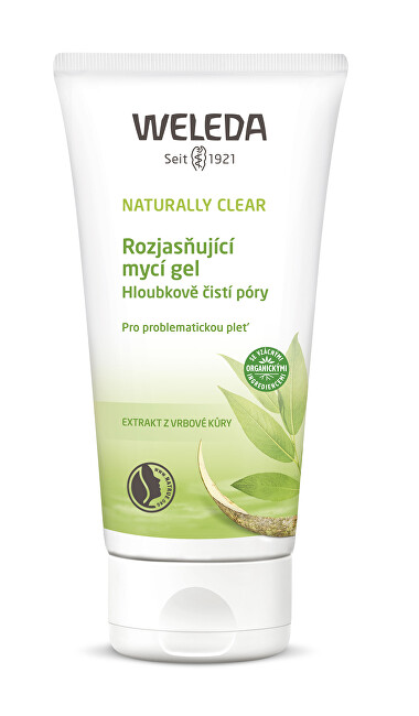 Weleda Brightening washing gel for problematic skin Natura l ly Clear 100 ml 100ml makiažo valiklis
