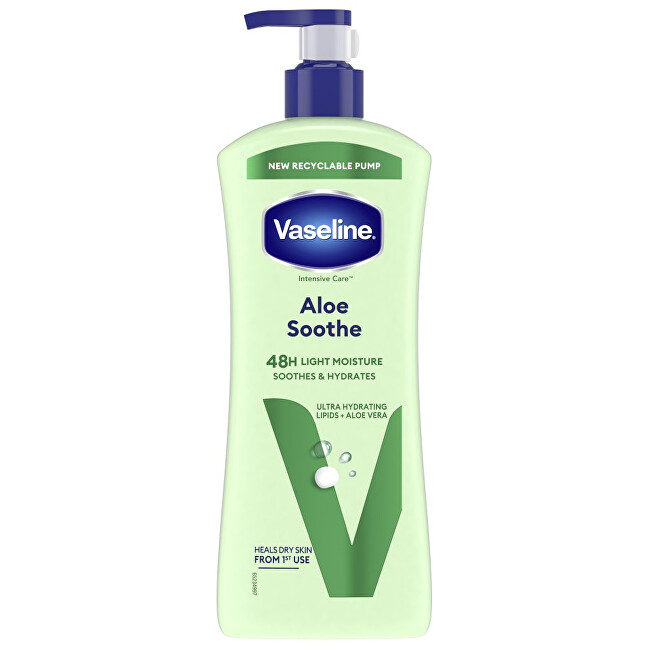 Vaseline Aloe Soothe Body Lotion 600 ml 600ml Moterims