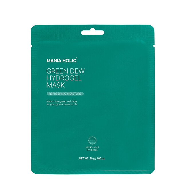 Mania Holic Hydrating hydrogel mask Green Dew Hydrogel Mask 30 g Moterims