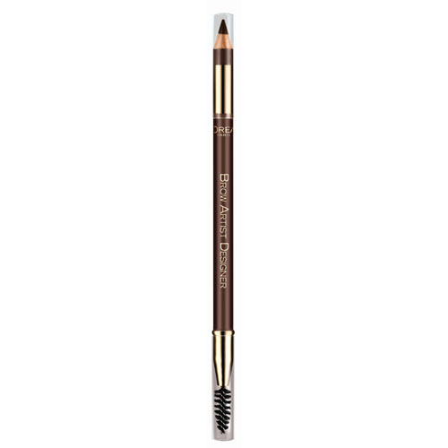 L´Oréal Paris Eyebrow pencil with brush Brow Artist Designer 1.2 g 303 Dark Brunette antakių kosmetika
