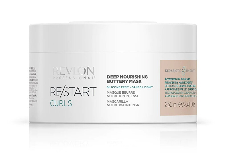 Revlon Professional Nourishing mask for curly and wavy hair Restart Curl s ( Nourish ing Buttery Mask) 500ml atstatomoji plaukų priežiūros priemonė