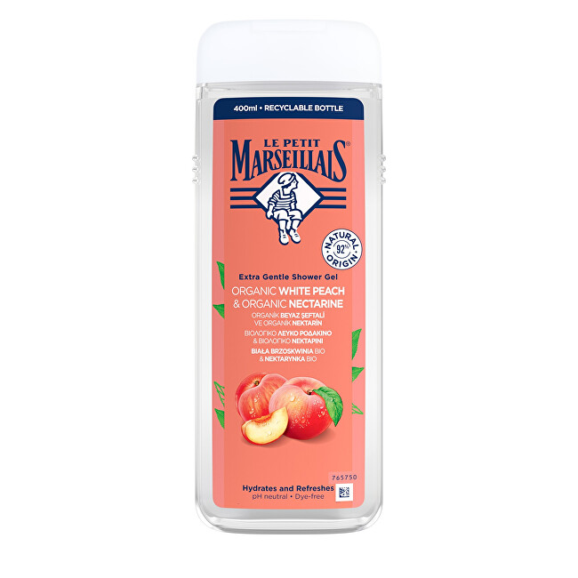 Le Petit Marseillais Shower gel Bio White Peach & Bio Nectarine 400 ml 400ml Moterims