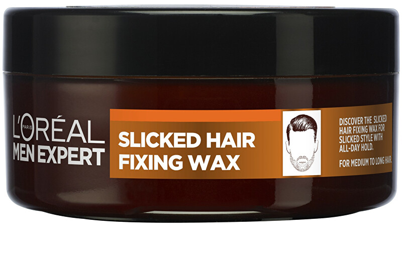 L´Oréal Paris Fixing wax for a smooth hair look Men Expert (Slicked Hair Fixing Wax) 75 ml 75ml modeliavimo priemonė