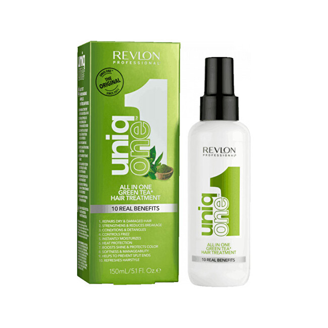 Revlon Professional Rinse-free care spray with green tea Uniq One Green Tea (All In One Hair Treatment ) 150 ml 150ml Moterims