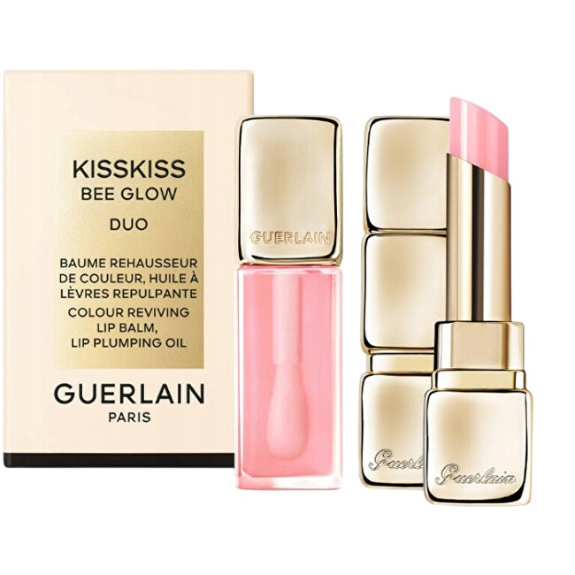 Guerlain Kiss Kiss Bee Glow Duo Gift Set lūpų balzamas