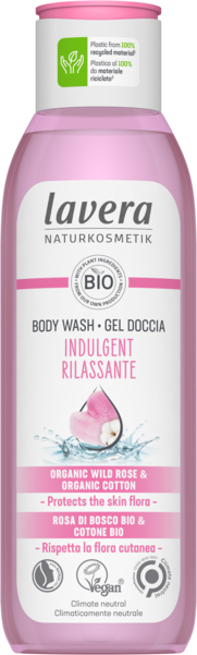 Lavera Care shower gel with wild rose ( Body Wash) 250 ml 250ml Moterims