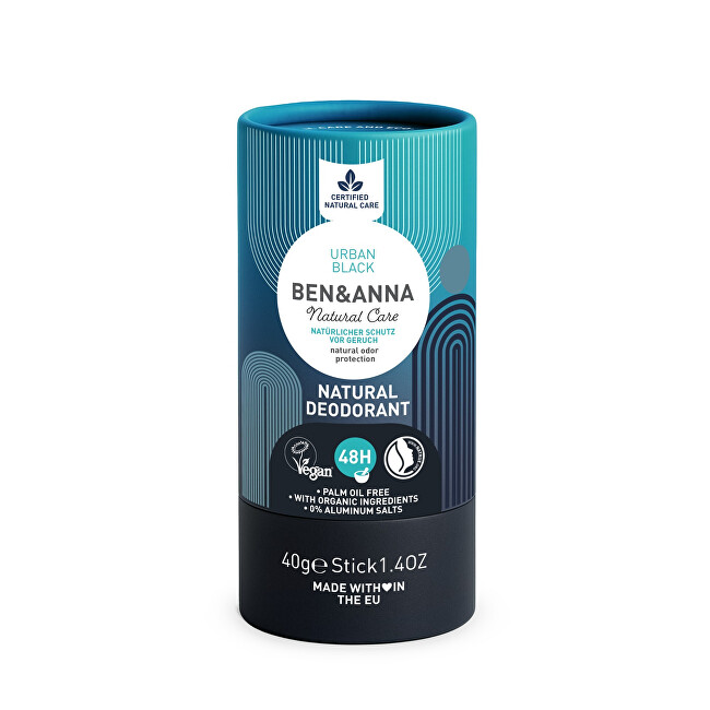 BEN & ANNA Natural deodorant Urban Black Natural Deodorant 40 g dezodorantas