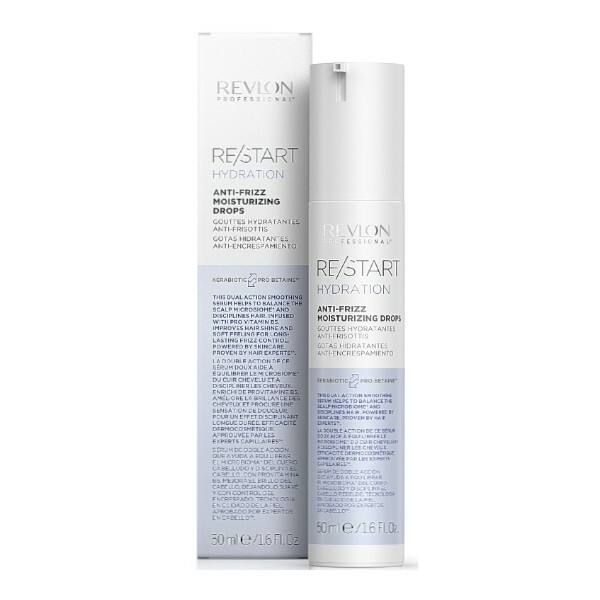 Revlon Professional Restart Hydration anti-frizz moisturizing serum (Anti-Frizz Moisturizing Drops) 50 ml 50ml modeliavimo priemonė