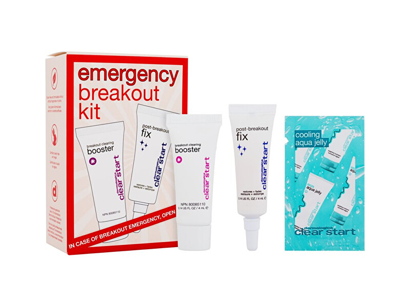 Dermalogica Emergency Breakout Kit acne skin care gift set vietinės priežiūros priemonė
