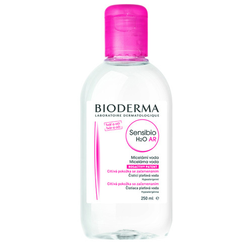 BIODERMA Sensibio AR H2O cleansing and facial cleansing water for sensitive skin 250ml makiažo valiklis