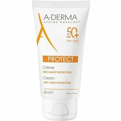 A-Derma Protective cream for dry skin SPF 50+ Protect (Fragrance-Free Sun Cream) 40 ml 40ml veido apsauga