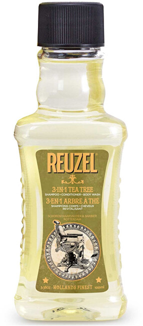 REUZEL REUZEL 3-in-1 Tea Tree Shampoo-Conditioner- Body Washl 100ml plaukų balzamas