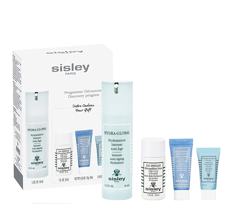 Sisley Hydra-Global Discovery Program Skin Care Gift Set NIŠINIAI vietinės priežiūros priemonė