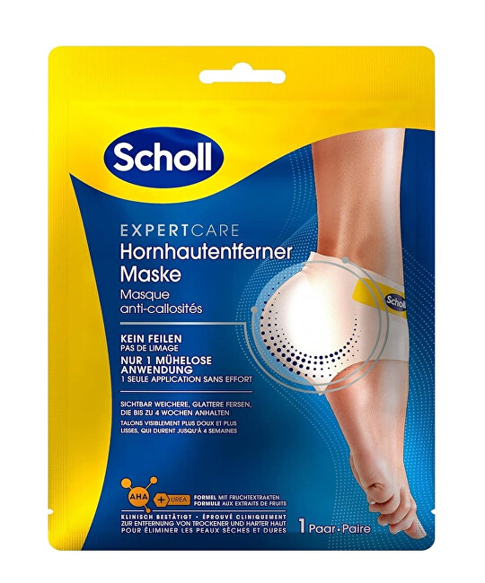 Scholl Exfoliating Heel Peel Mask Expert Care (Exfoliating Heel Peel Mask) 1 pair kojų kaukė
