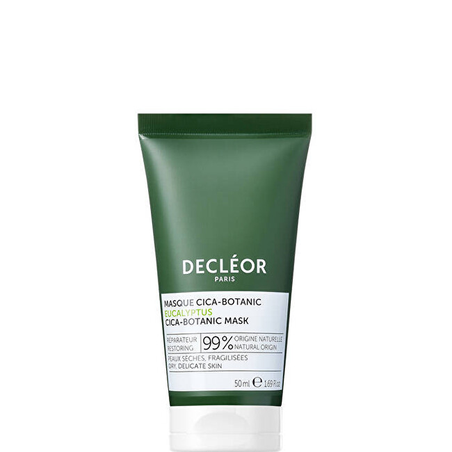 Decleor Skin mask Eucalyptus Dry, Delicate Skin ( Repair Face Mask) 50 ml 50ml vietinės priežiūros priemonė