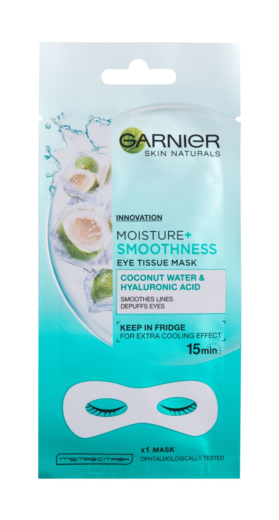 Garnier Skin Naturals Moisture+ Smoothness 1vnt paakių kaukė