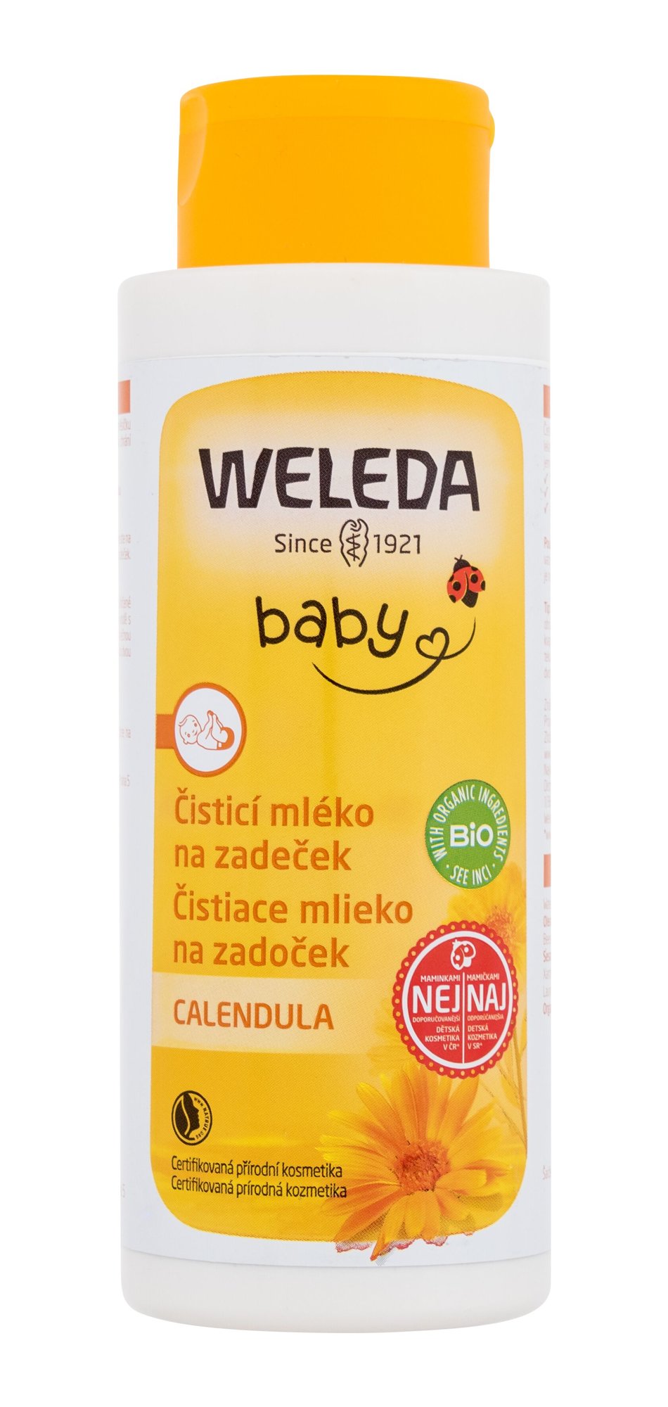 Weleda Baby Calendula Cleansing Milk On The Ass 400ml kūno losjonas