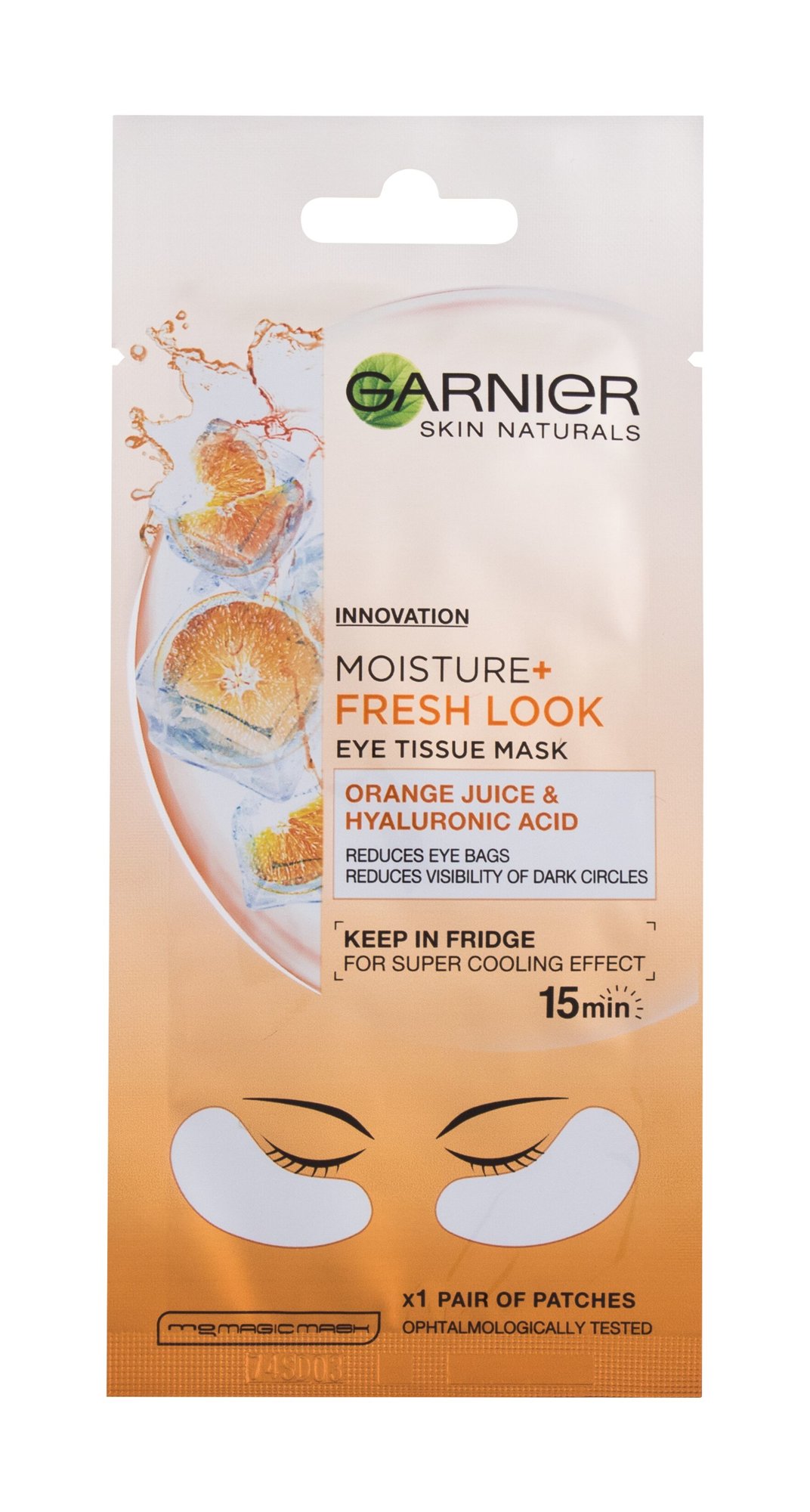 Garnier Skin Naturals Moisture+ Fresh Look 1vnt paakių kaukė