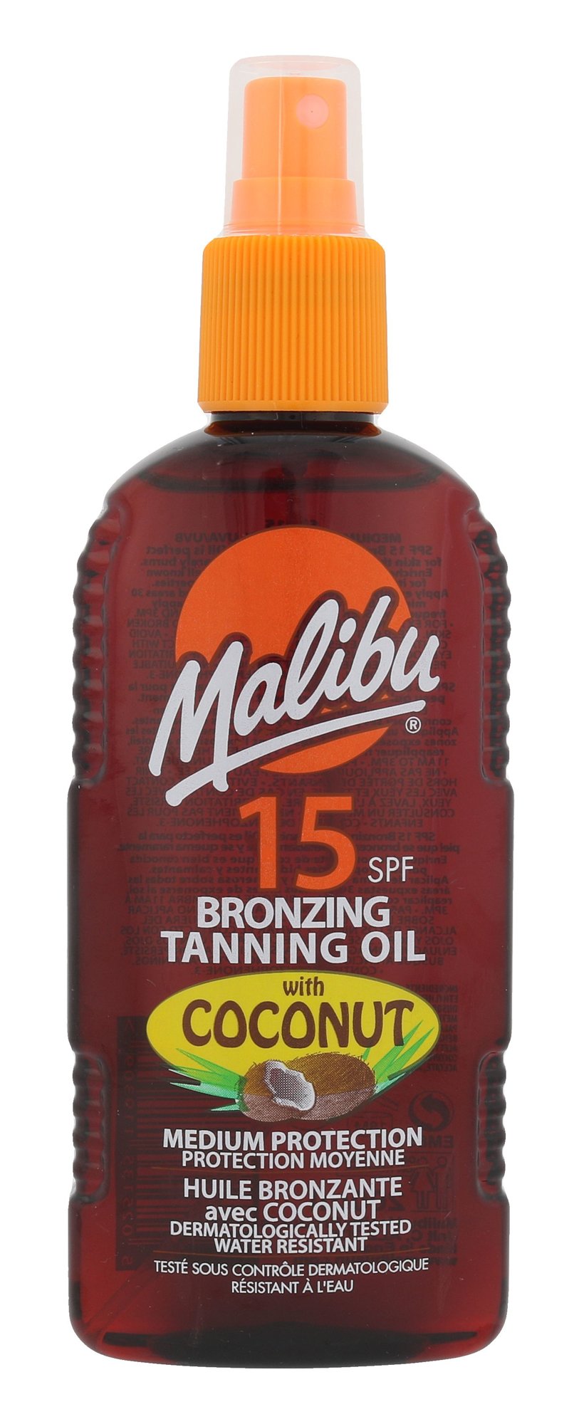 Malibu Bronzing Tanning Oil Coconut 200ml įdegio losjonas