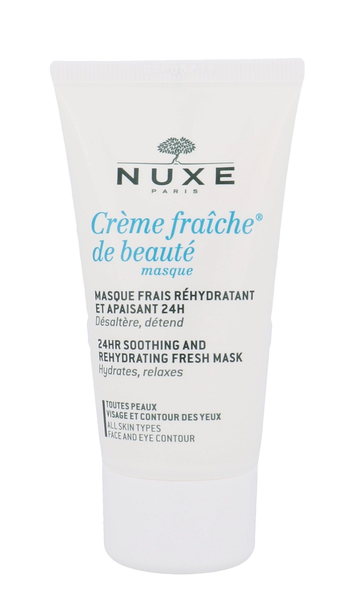 Nuxe Creme Fraiche de Beauté 24hr Soothing And Rehydrating Fresh Mask 50ml Veido kaukė (Pažeista pakuotė)