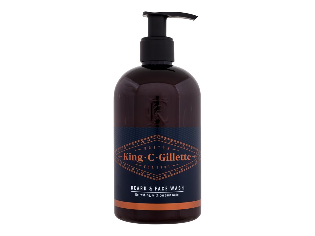 Gillette King C. Beard & Face Wash 350ml Vyrams Beard Wash